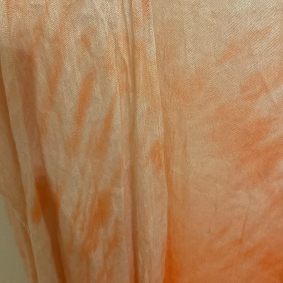 Anthropologie Gypsy 05 tie dye fringed shawl OS - Picture 3 of 7